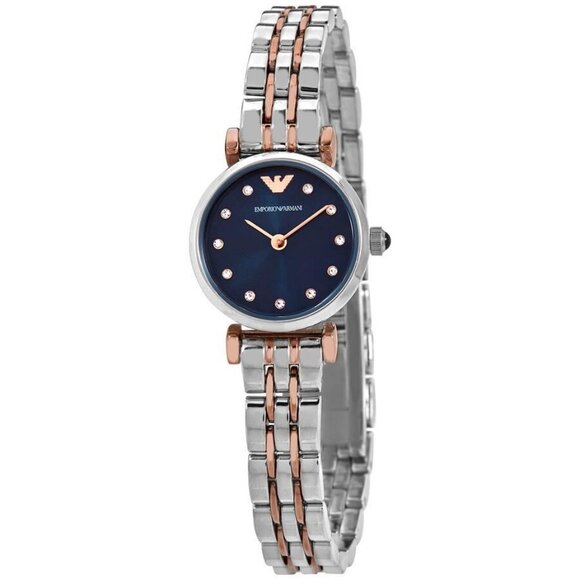 FX02609B NWT Emporio Armani Fashion Ladies Quartz Steel Authentic Watch - Picture 1 of 3